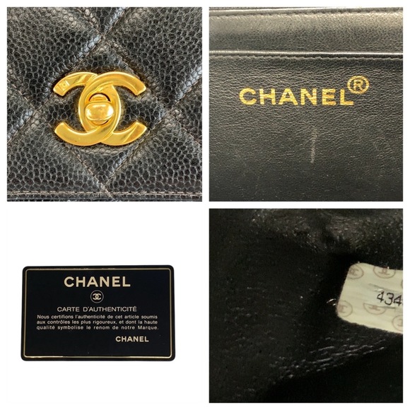 CHANEL Chanel Matelasse Top Handle Coco Mark Turnlock Black Gold Hardware Cav... - Picture 4 of 10
